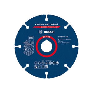 Disco de corte Bosch EXPERT Carbide Multi Wheel 125mm 22,23 mm