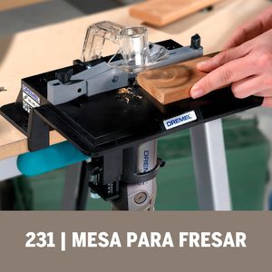 Kit Dremel Micro Retífica 4000 + Mesa + Fresa Chanfrar 45º