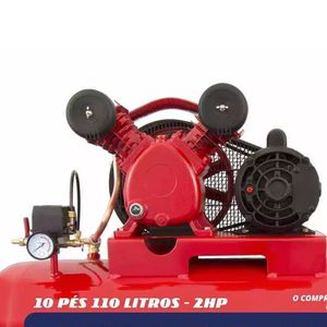 Compressor De Ar Média Pressão 10 Pcm 110 Litros –10/110 RED - CHIAPERINI