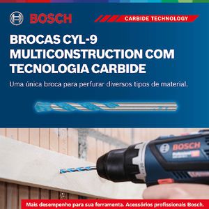 Jogo brocas Bosch CYL-9 Multimaterial Ø 4-5-6-8 mm 4 peças