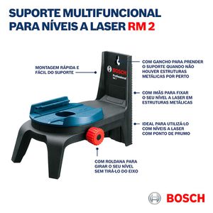 Suporte para níveis Bosch RM 2