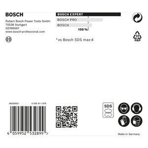 Broca para concreto Bosch EXPERT SDS Max-8X Diâmetro16 x 400 x 540 mm