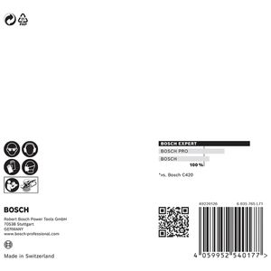 Disco de Lixa Bosch EXPERT M480 125mm G400, 5 peças