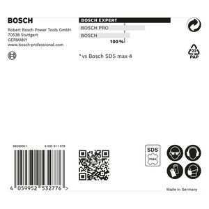 Broca para concreto Bosch EXPERT SDS Max-8X Diâmetro12 x 600 x 740 mm