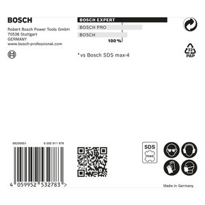 Broca para concreto Bosch EXPERT SDS Max-8X Diâmetro12 x 800 x 940 mm