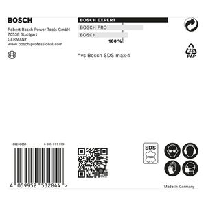 Broca para concreto Bosch EXPERT SDS Max-8X Diâmetro14 x 800 x 940 mm