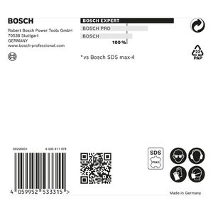 Broca para concreto Bosch EXPERT SDS Max-8X Diâmetro32 x 800 x 920 mm