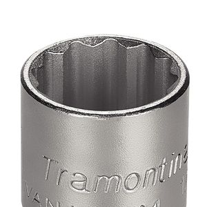Soquete Estriado em Aço Cromo Vanádio 24 mm - Encaixe 1/2'' Tramontina PRO