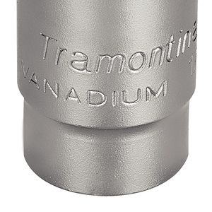 Soquete Estriado em Aço Cromo Vanádio 24 mm - Encaixe 1/2'' Tramontina PRO