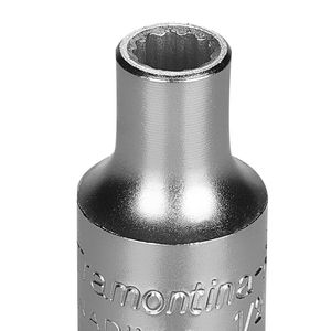 Soquete Estriado em Aço Cromo Vanádio 9 mm - Encaixe 1/2'' Tramontina PRO