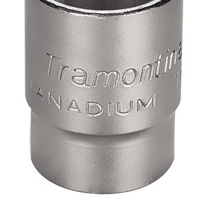 Soquete Estriado em Aço Cromo Vanádio 21 mm - Encaixe 1/2'' Tramontina PRO