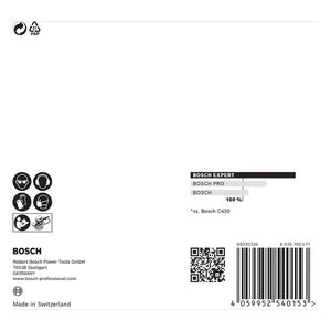 Disco de Lixa Bosch EXPERT M480 125mm G240, 5 peças