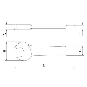 Chave Fixa de Bater 27 mm Tramontina PRO