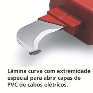Faca Curva Desencapadora Isolada IEC 60900 - 7'' Tramontina PRO