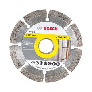 Disco Diamantado Segmentado Bosch Universal 105x20x8mm
