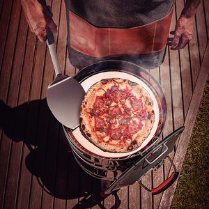 Espátula Para Pizza em Aço Inox e Cabo de Polipropileno Cinza - Tramontina 