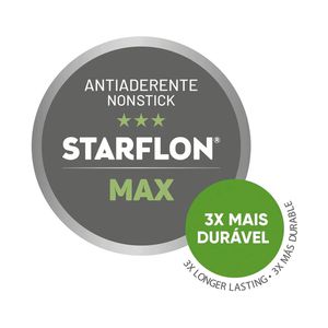 Jogo de Panelas Turim Antiaderente Starflon Max Vermelho 6 Peças - Tramontina 