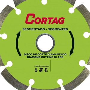 Disco Diamantado Segmentado 125mm - Cortag