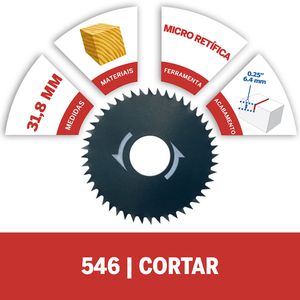 Disco De Corte Para Madeira Para Acoplamento Miniserra 546 - Dremel