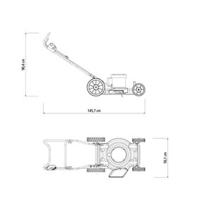 Cortador de Grama Elétrico 450mm CE45M 2500W - Tramontina