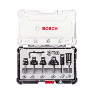 Jogo de fresas Bosch Standard encaixe de 1/4'' 6 peças