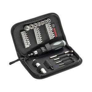 Kit de Pontas e Soquetes Bosch para parafusar com 38 Peças