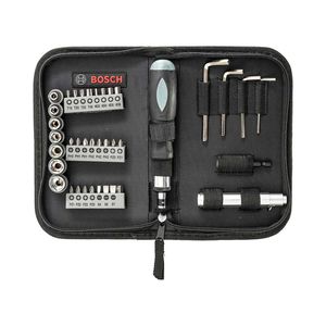 Kit de Pontas e Soquetes Bosch para parafusar com 38 Peças