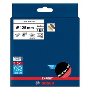 Prato autoaderente para lixadeira excêntrica Bosch EXPERT 125mm