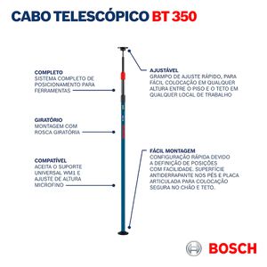 Cabo telescópico Bosch BT 350