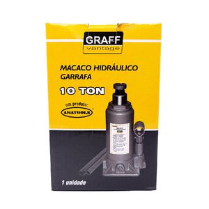 Macaco Hidraulico Garrafa (10t) 10 Toneladas 565,0005 - Graff Vantage
