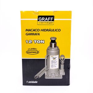 Macaco Hidraulico Garrafa (12t) 12 Toneladas 565,0006 - Graff Vantage