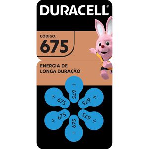 Pilha Auditiva 675 C/6 (108841) - Duracell 