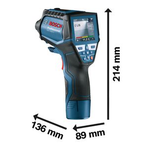Termômetro infravermelho Bosch GIS 1000 C até 1000 ºC com Bluetooth