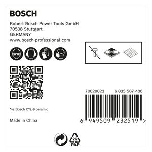 Jogo de brocas Bosch EXPERT HEX-9 Hard Ceramic 6x90mm