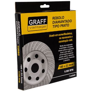 Rebolo Diamantado Tipo Prato 180x22,3mm (573,0003) - Graff Vantage