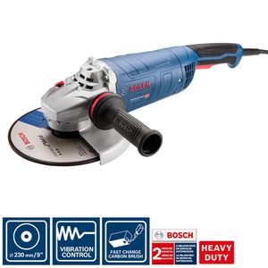 Esmerilhadeira Angular Bosch 9'' GWS 25-230 VULCANO 2500W 220V 