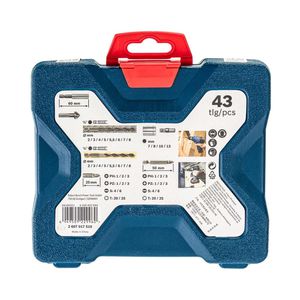 Kit de pontas e brocas Bosch X-Line 43 peças