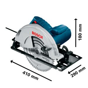 Serra Circular Bosch GKS 235 1700W com 1 Disco e Guia.