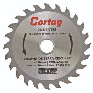 Disco Diamantado - Lâmina de Serra Circular 110mm (60864) - Cortag