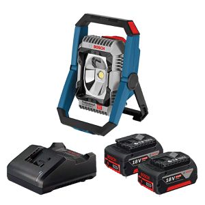 Refletor 18V Com Carregador e 2 Baterias (GLI 18V-2200 C) - Bosch