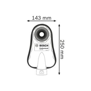 Sistema de aspiração de pó Bosch GDE 68 para perfurações até 68 mm