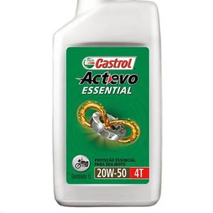 Óleo Lubrificante Essential Actevo 4T 20W50 Para Motos (3419247) - (Cx C/24 UND) - Castrol