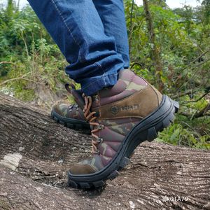 Coturno masculino Tractor Bota Robusta Adventure Trilha Treking ROTA79 Camuflado