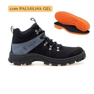 Coturno Bota masculina Tractor Robusta Adventure Trilha Treking ROTA79 cor Petróleo