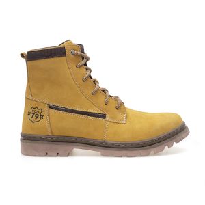 Bota Masculina Couro legitimo Coturno cano médio Roraima ROTA79 COR Milho