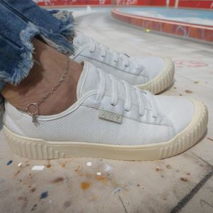 Tênis Branco Feminino Bya Casual Básico Levinho Moderno Confortavel Calce fácil 