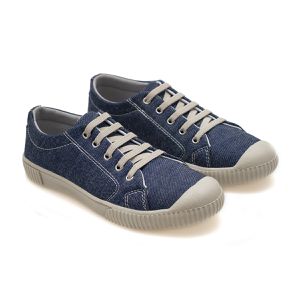 Tênis Feminino Casual Charlote Moderno Confortavel fashionista Cor azul jeans