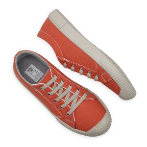Tênis Feminino Casual Charlote Confortavel Moderno Leve Cor Laranja