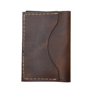 Carteira Porta Cartão Masculino Couro Rústico RVIII ROTA79 cor wisky 