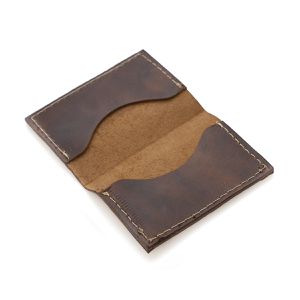 Carteira Porta Cartão Masculino Couro Rústico RVIII ROTA79 cor wisky 